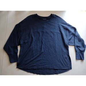 L.L.Bean Women's XS Petite Blue Modal Blend Long Sleeve Top Tunic‎